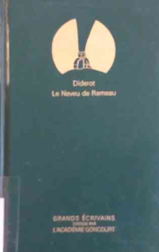 LIVRE Diderot le neveu de Rameau 1985