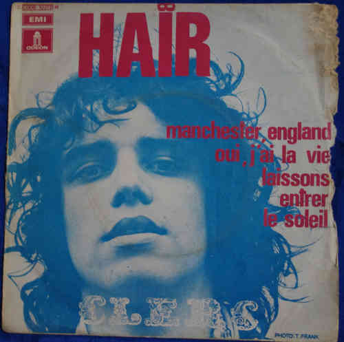 VINYL45T julien clerc hair manchester england 1969