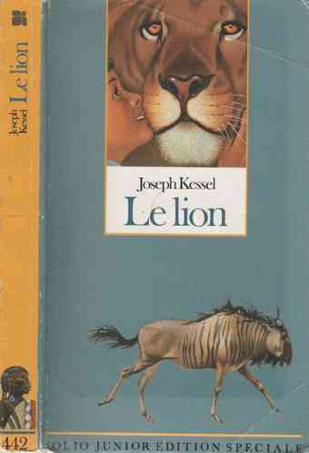 LIVRE Joseph  Kessel le lion n 442