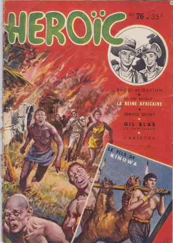 BD heroic N° 76 mensuel  1953