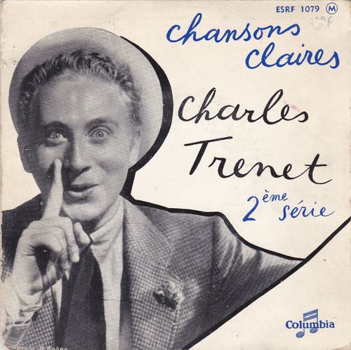 VINYL 45T charles trenet chansons claires 1956