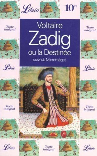 LIVRE Voltaire zadig ou la destinée Librio n°77