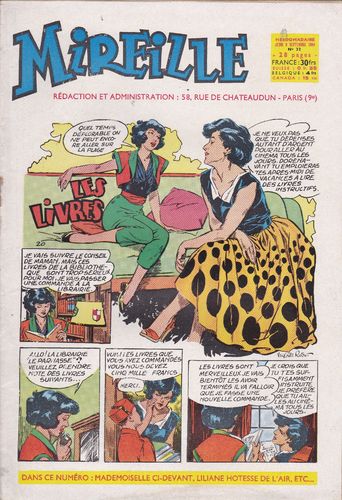 BD bi mensuel mireille N° 32 1954