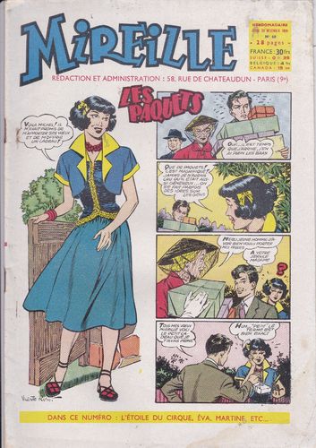 BD hebdomadaire  mireille N° 48  1954