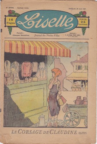 BD Lisette magazine n°320 hebdomadaire 1927