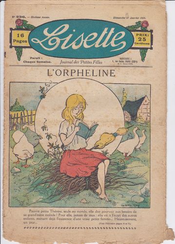 BD Lisette magazine n°236 hebdomadaire 1926