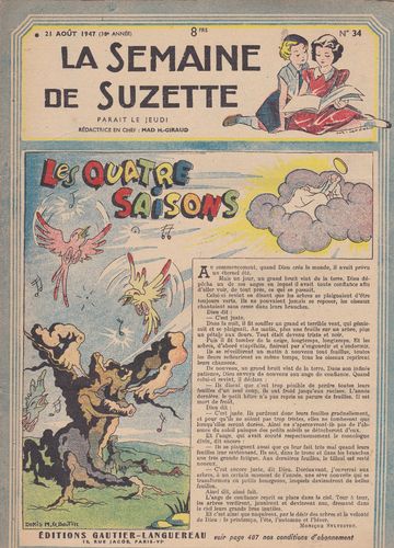 BD la semaine de suzette N° 34 1947