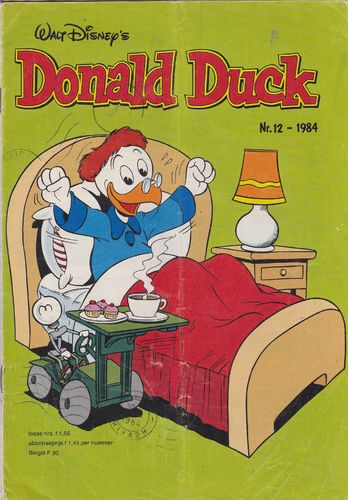 BD donald duck N°12 1984 Allemand
