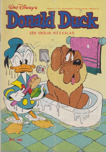 BD donald duck N°7 1985 Allemand