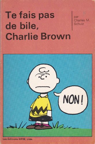 BD Charlie brown  te fais pas de bile N°8 1972