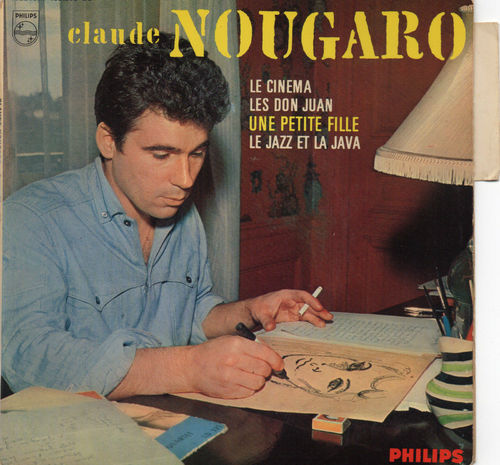 VINYL45T Claude Nougaro le cinéma 1962