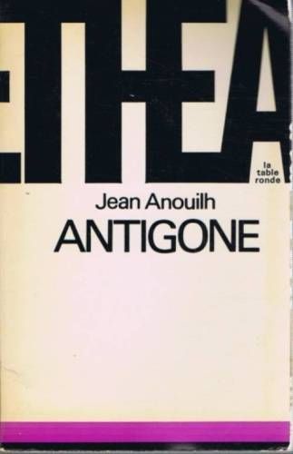 LIVRE jean anouilh  Antigone  1971