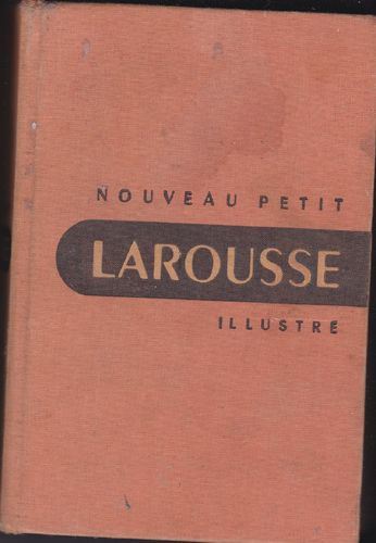 LIVRE dictionnaire français nouveau petit larousse illustré 1956