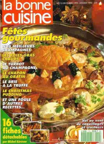 LIVRE revue la bonne cuisine N°115 1994