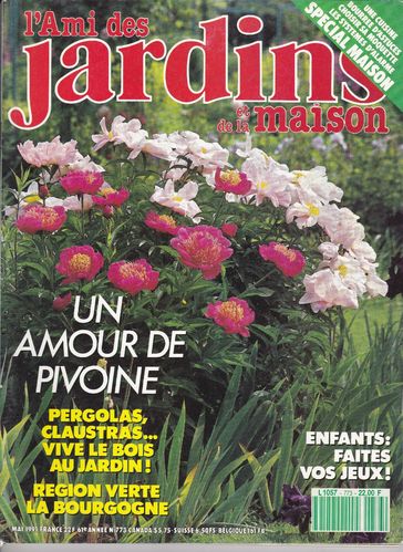 LIVRE revue l'ami des jardins et de la maison N° 773 1991