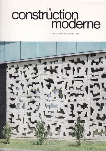 LIVRE revue la construction moderne N°108-1971
