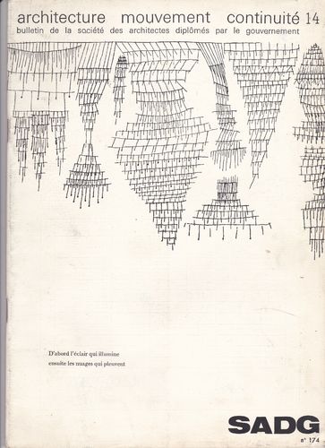 LIVRE revue architecture mouvement continuité 14 N°174 -1969