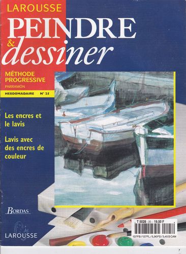 LIVRE revue peindre et dessiner larousse N°25 -1995