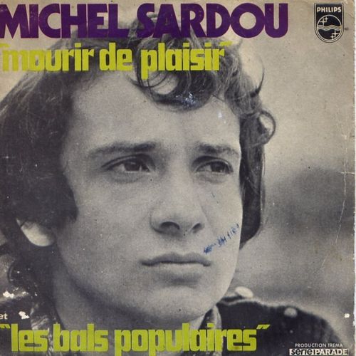 VINYL45T Michel sardou mourir de plaisir 1970