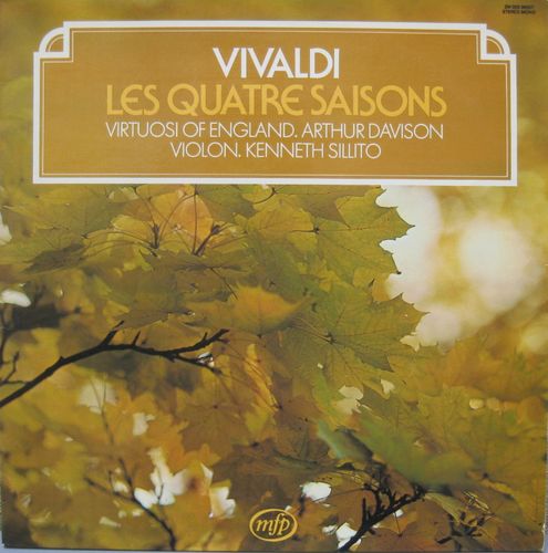 VINYL 33 T Vivaldi les quatre saisons Arthur davison 1976