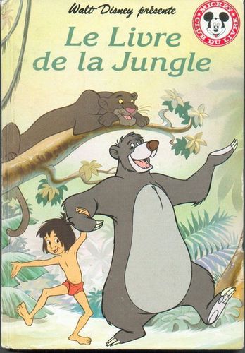 LIVRE Walt Disney le livre de la jungle club du livre mickey 1994