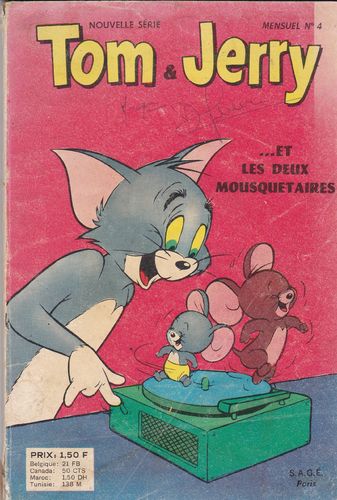 BD Tom et  Jerry N°4  mensuel 1967