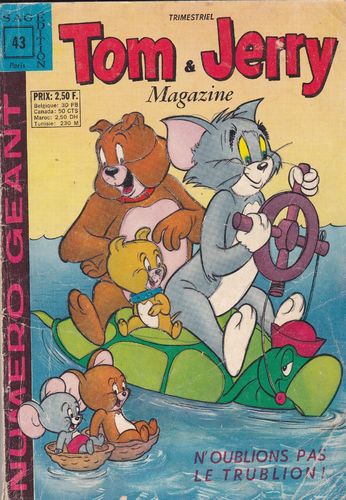 BD Tom et  Jerry geant  N°43 trimestriel 1968