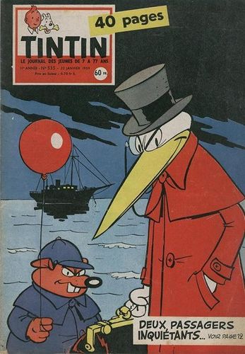 BD Le journal de Tintin N°535-1959