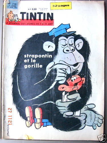 BD Le journal de Tintin N°712- 1962