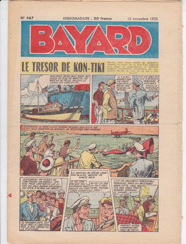 BD hebdomadaire bayard N°467 1955