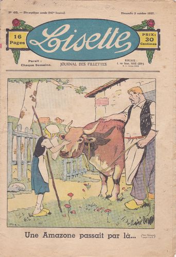 bd Lisette magazine N°40 - 1937