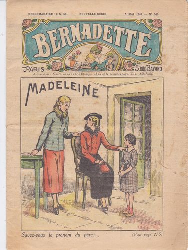 BD hebdomadaire Bernadette N°528- 1940