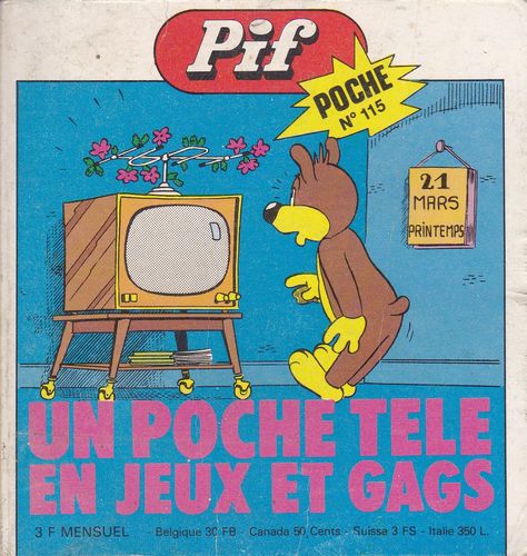 BD pif poche N° 115 -1975