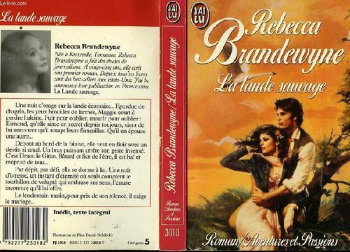 LIVRE Rebecca Brandewyne la lande sauvage 1991 j'ai lu n°3018