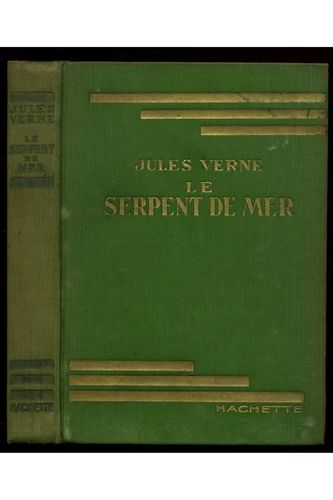 LIVRE Jules Verne le serpent de mer 1937