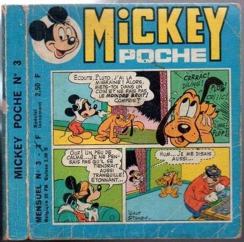 BD mickey poche N°3 1974