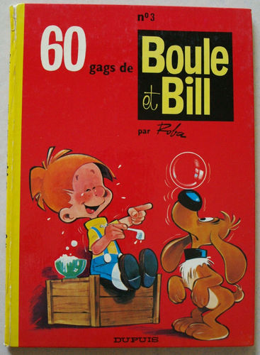 BD Boule et Bill 60 gags de boule et bill n°3 1991