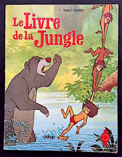 LIVRE Walt Disney le livre de la jungle 1968