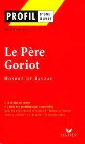 LIVRE honoré de Balzac le père Goriot Hatier n°41 1992
