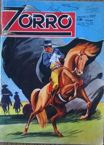 BD Zorro mensuel N°107 - 1964