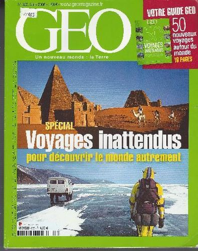 LIVRE géo magazine Un nouveau monde la terre n°325-Mars 2006
