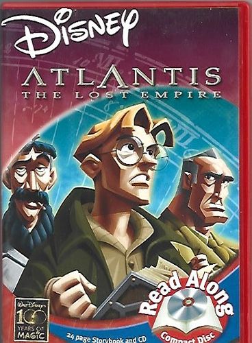 DVD Atlantis the lost Empire read along compact disc 2001