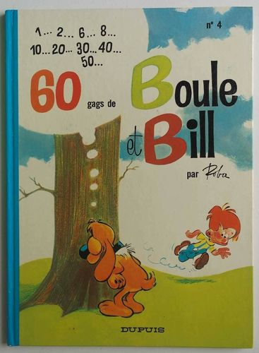 BD Boule et Bill 60 gags de boule et bill n°4 1977