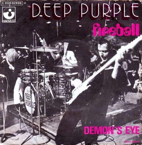 VINYL 45T deep purple fireball 1973
