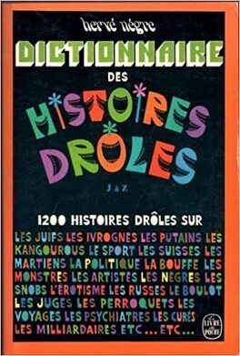 LIVRE Hervé nègre dictionnaire des histoires drôles LdP n°4054-1975