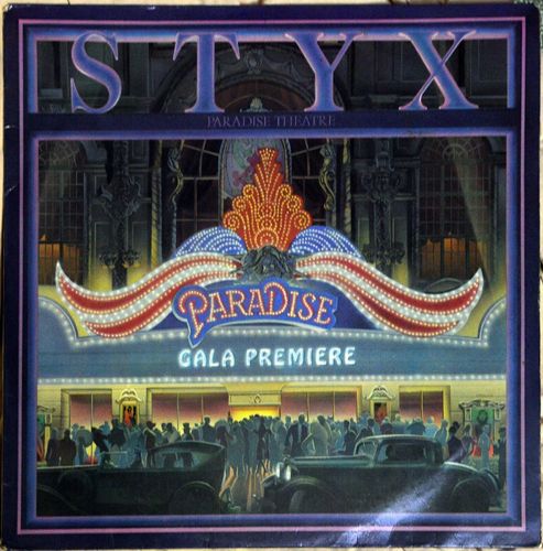 VINYL 33 styx paradise theatre 1981