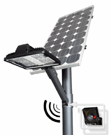 Option détecteur infrarouge pour lampadaire solaire 5M