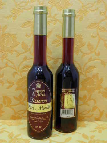 Vinagre de Jerez Reserva. "Páez Morilla".(250 ml)