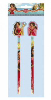 2 pencils with rubber Elena Avalor