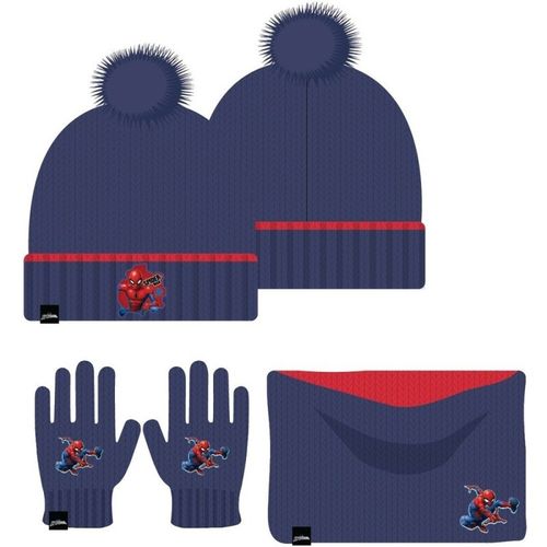 Echarpe, bonnet et gants spiderman